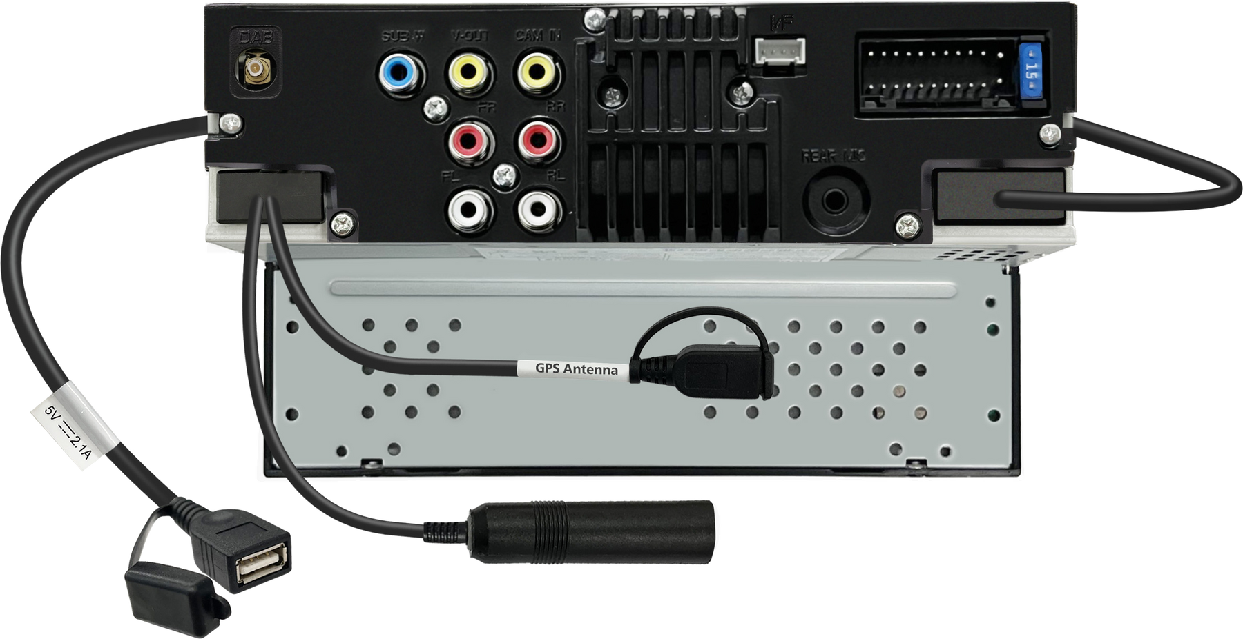 JVC KW-M595DBT Monitor multimediale con schermo da 6,8''
