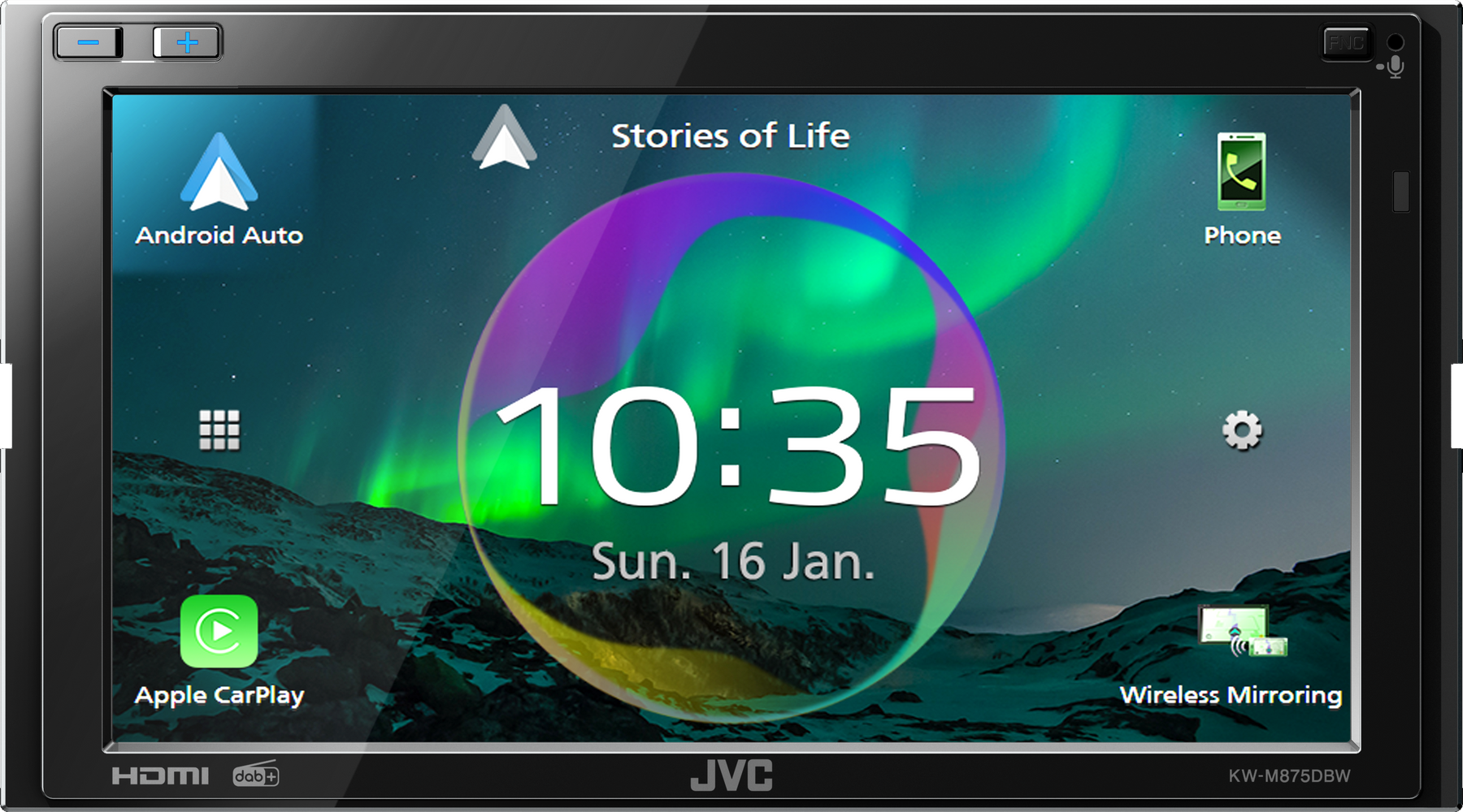 JVC KW-M875DBW Monitor multimediale con schermo da 6,8''