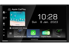 Kenwood DMX7722DABS Sintoamplificatore AV digitale multimediale con display WVGA da 6,8"