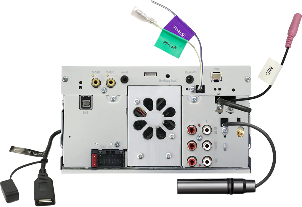 Kenwood DMX7722DABS Sintoamplificatore AV digitale multimediale con display WVGA da 6,8"