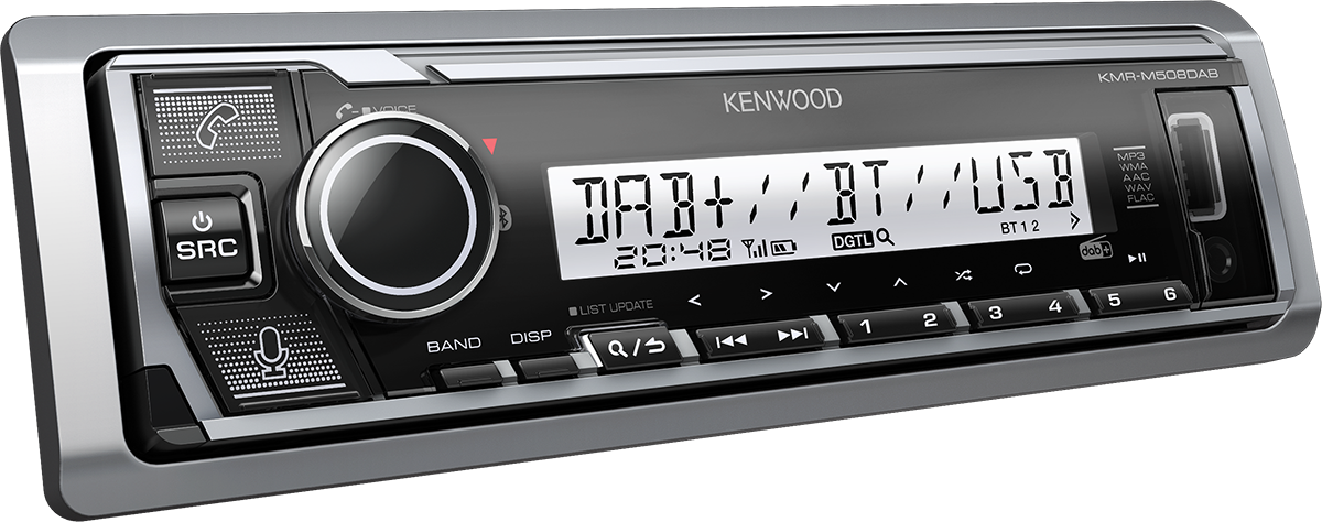 KENWOOD KMR-M508DAB - Sintolettore Mechaless ad uso marino
