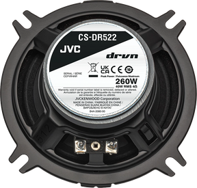 JVC CS-DR522 - Altoparlanti 5 1/4" (13cm) 2 vie coassiali