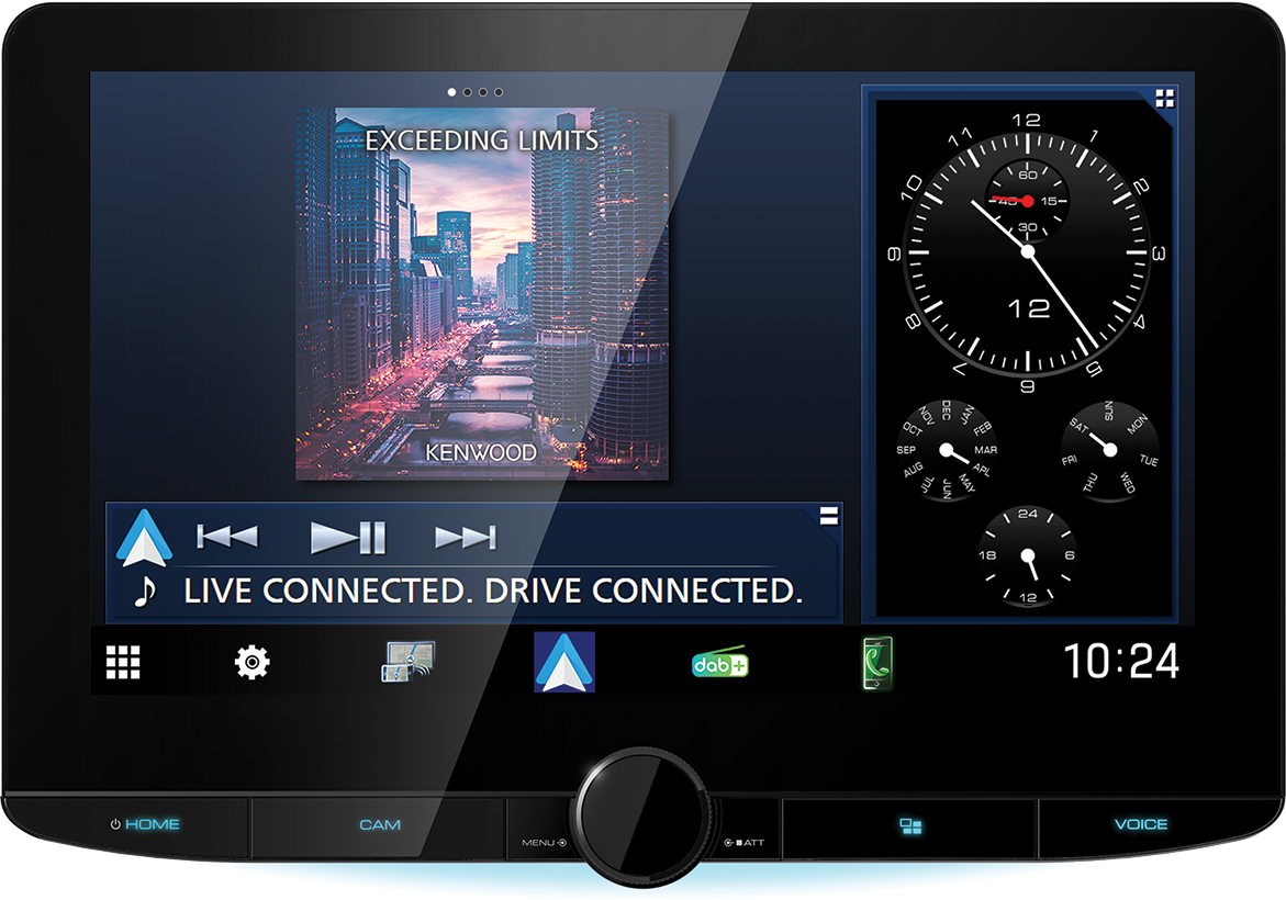 KENWOOD DMX9724XDS Digital Multimedia Receiver da 10.1”