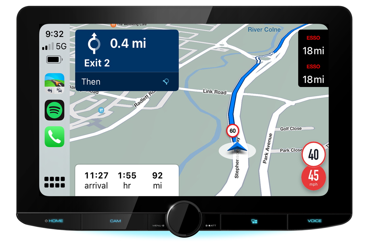KENWOOD DMX9724XDS Digital Multimedia Receiver da 10.1”