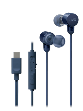 JVC HA-FR29UC Auricolari a filo con microfono. USB-C