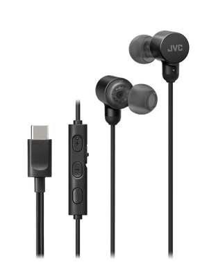 JVC HA-FR29UC Auricolari a filo con microfono. USB-C