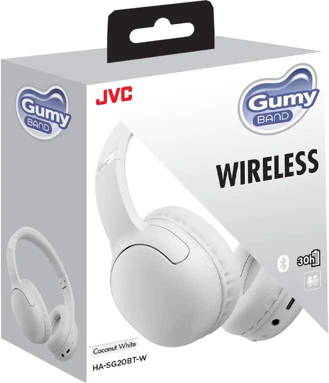 JVC HA-SG20BT Cuffie wireless Bluetooth GUMY