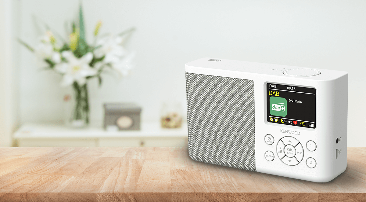 Kenwood CR-M33DAB Radiosveglia con Bluetooth e DAB+