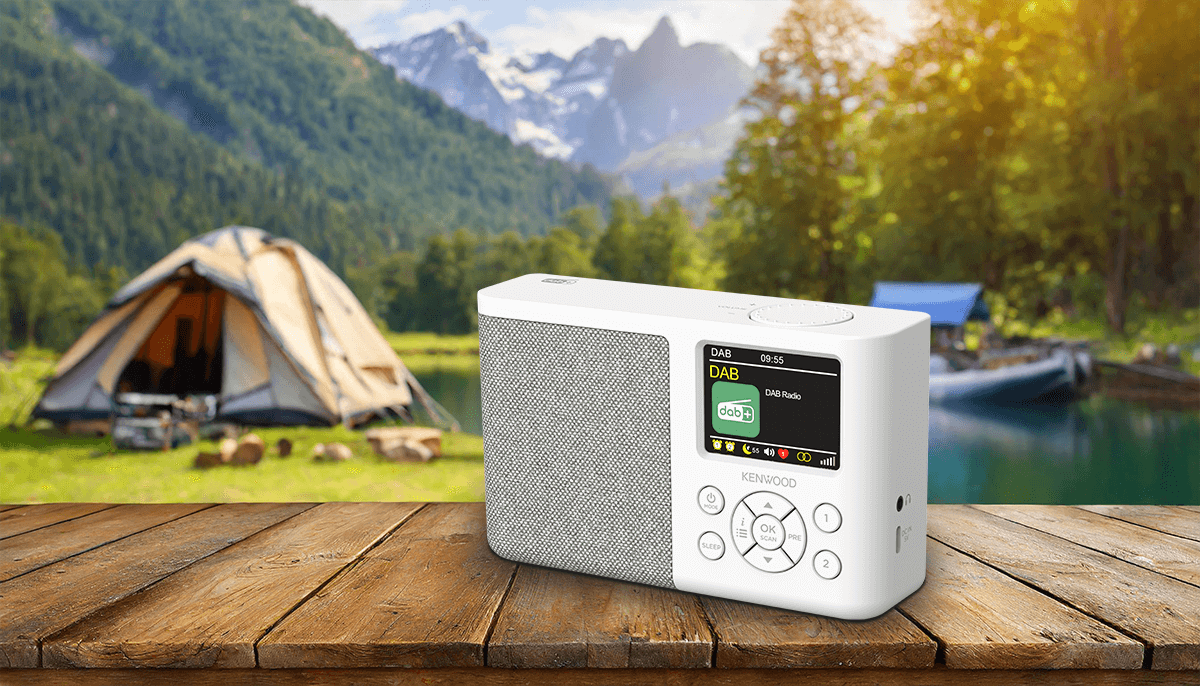 Kenwood CR-M33DAB Radiosveglia con Bluetooth e DAB+