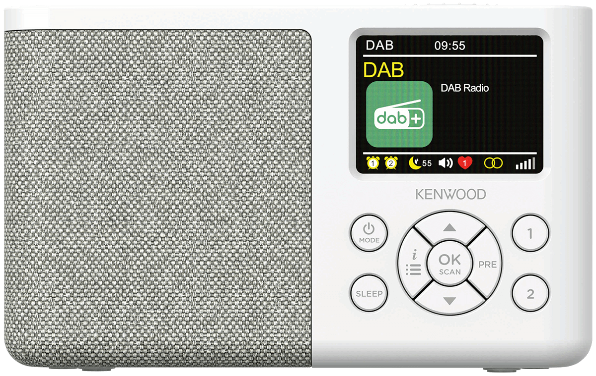 Kenwood CR-M33DAB Radiosveglia con Bluetooth e DAB+