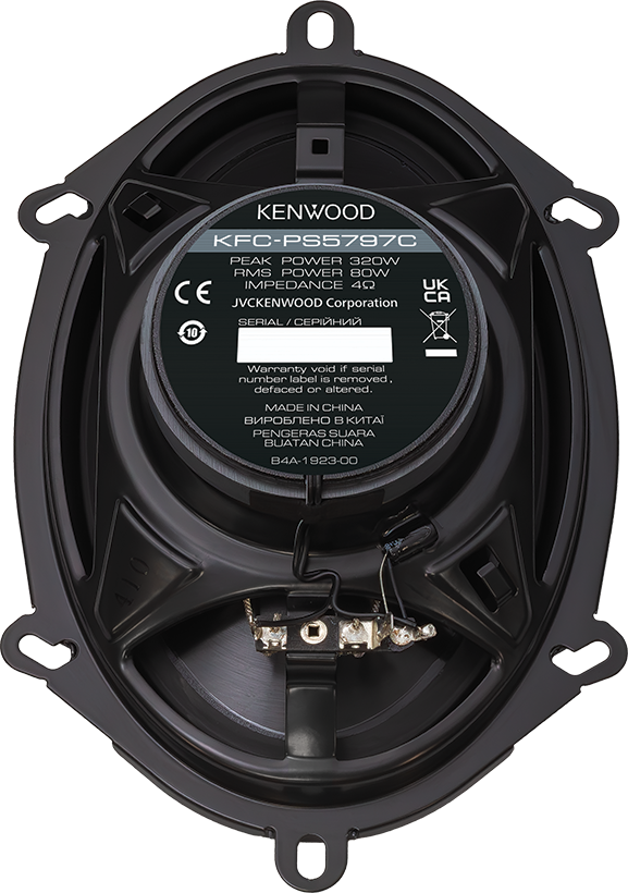KENWOOD KFC-PS5797C - Sistema di speaker a 2 vie, cono in P.P. 5x7'