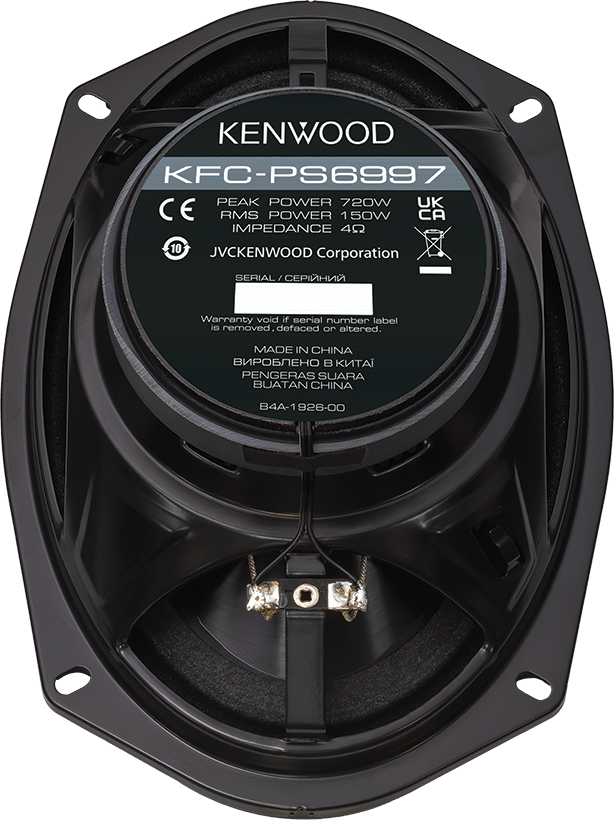 KENWOOD KFC-PS6997 - Sistema di altoparlanti Performance Standard a 5 vie da 6x9"