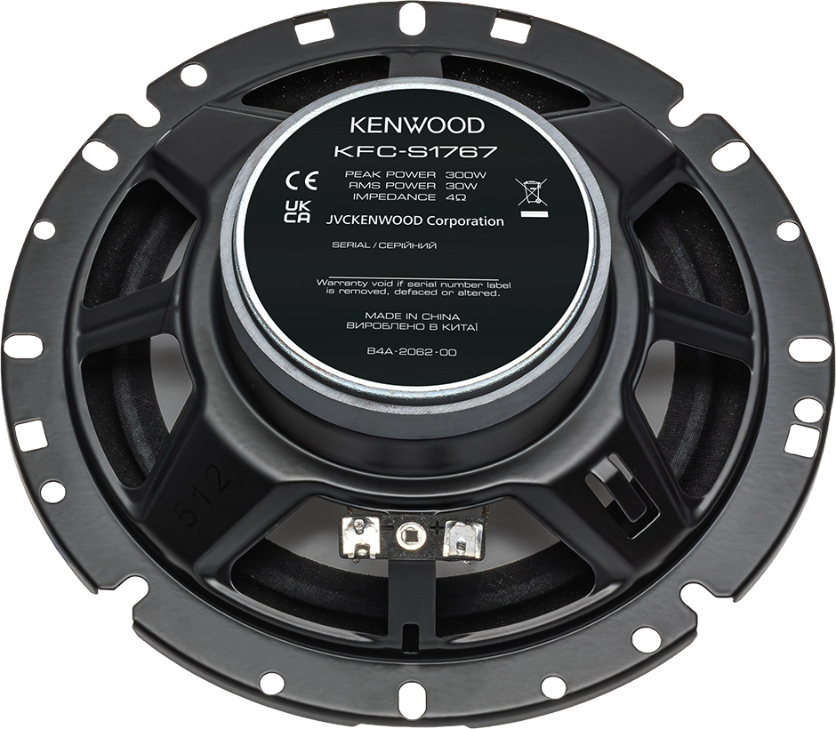 KENWOOD KFC-S1767 - Sistema di 2 speakers a 2 vie serie STAGE SOUND per montaggio a filo