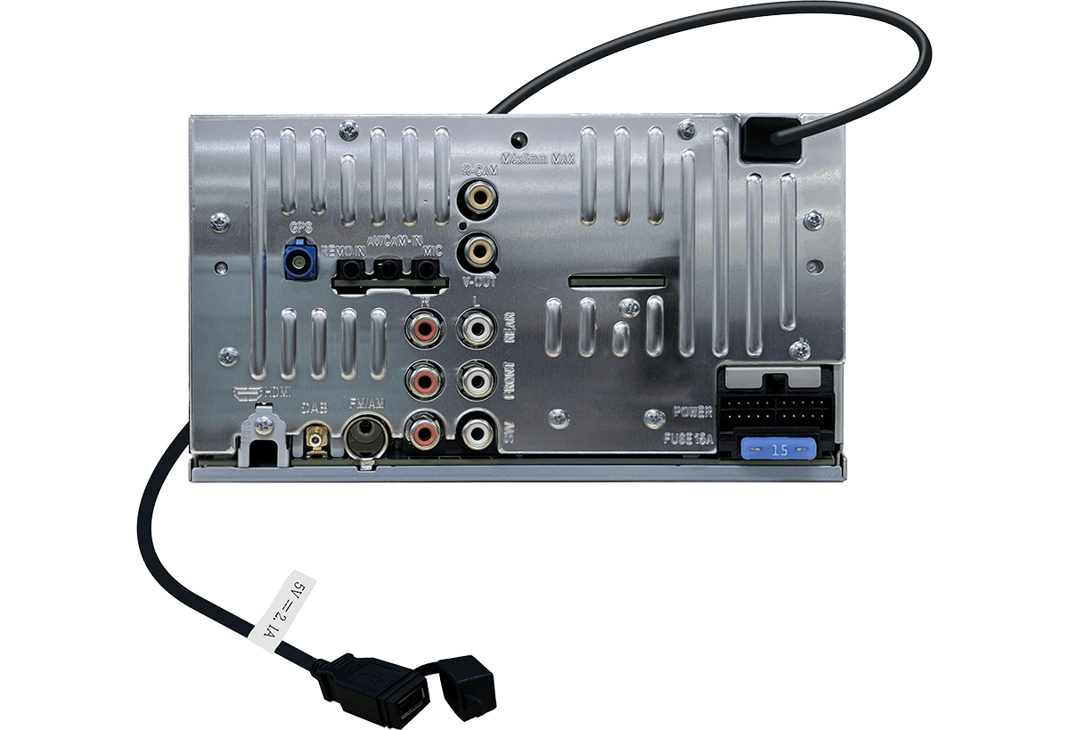 JVC KW-M795DBW Ricevitore multimediale digitale 2DIN con display ad alta definizione