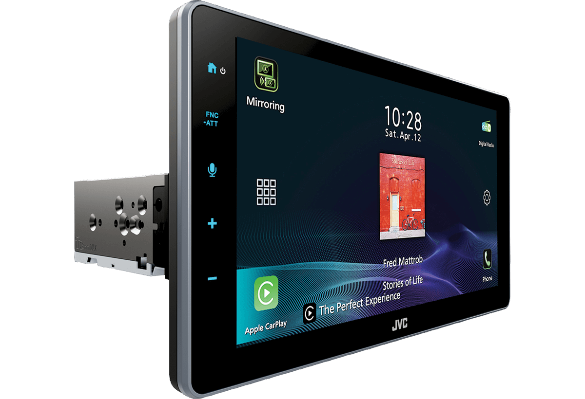 JVC KW-Z900DBW Sintoamplificatore AV digitale 1 DIN con schermo LCD HD da 9,00"