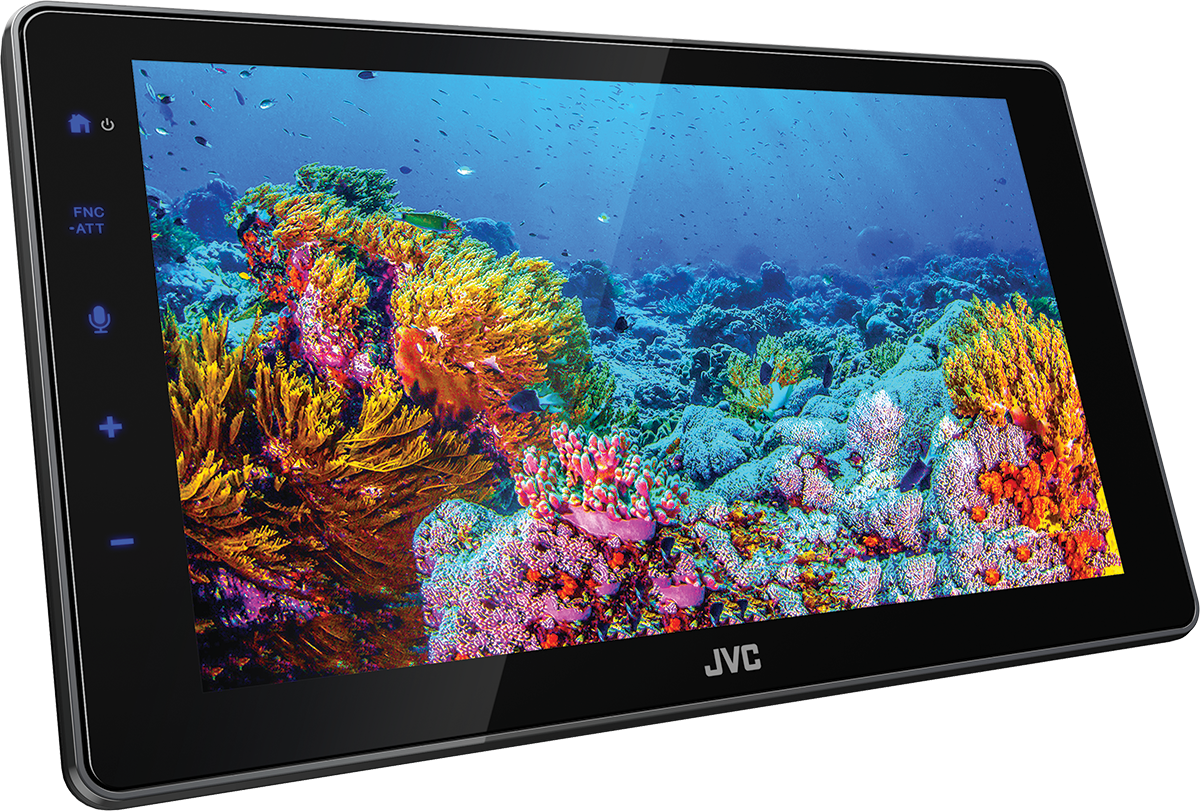 JVC KW-Z900DBW Sintoamplificatore AV digitale 1 DIN con schermo LCD HD da 9,00"