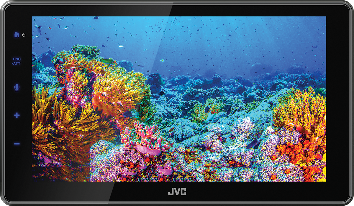 JVC KW-Z900DBW Sintoamplificatore AV digitale 1 DIN con schermo LCD HD da 9,00"