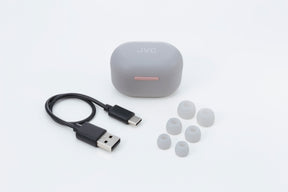 OUTLET JVC  HA-Z330T Auricolari True Wireless con cancellazione attiva del rumore, colore rosa e bianco