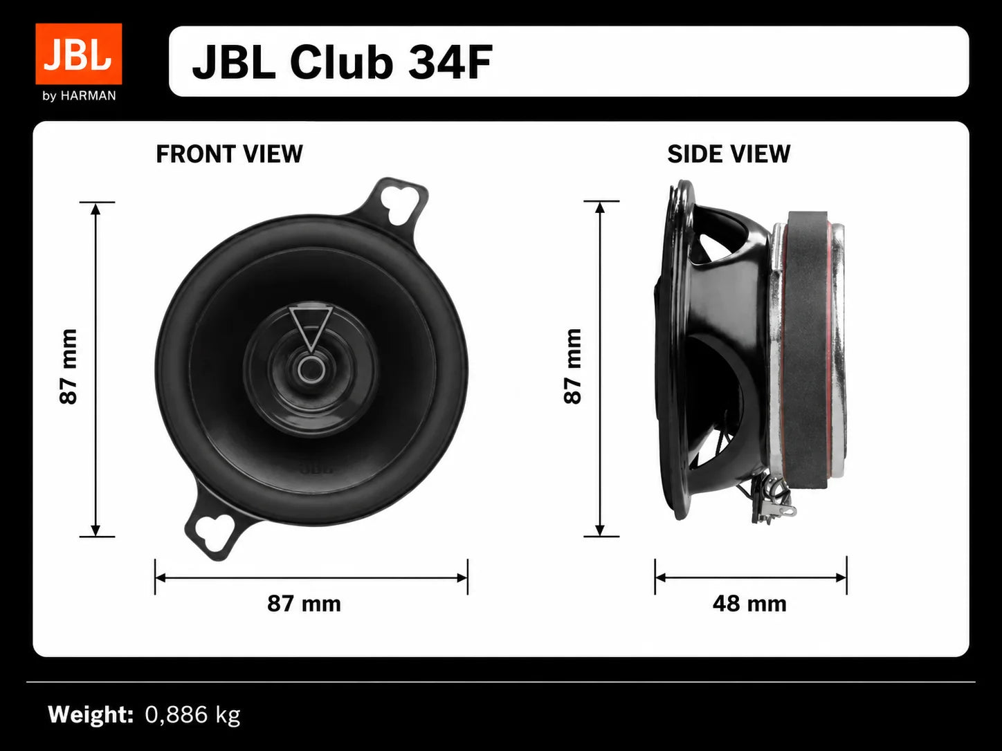 JBL Club 34F