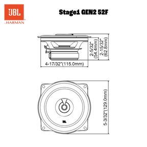Altoparlanti JBL STAGE1 52F GEN2