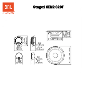 JBL STAGE1 62CF Componente GEN2