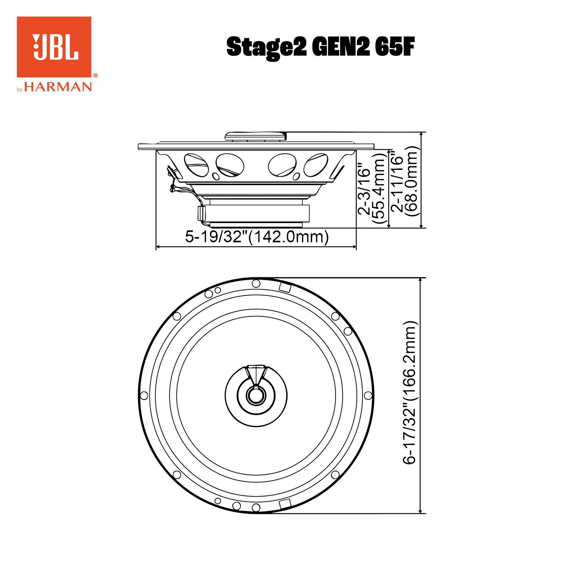 Altoparlanti JBL STAGE2 65F GEN2