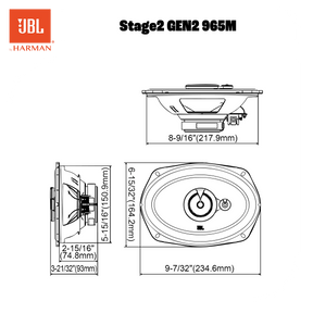 Altoparlanti JBL STAGE2 965M GEN2