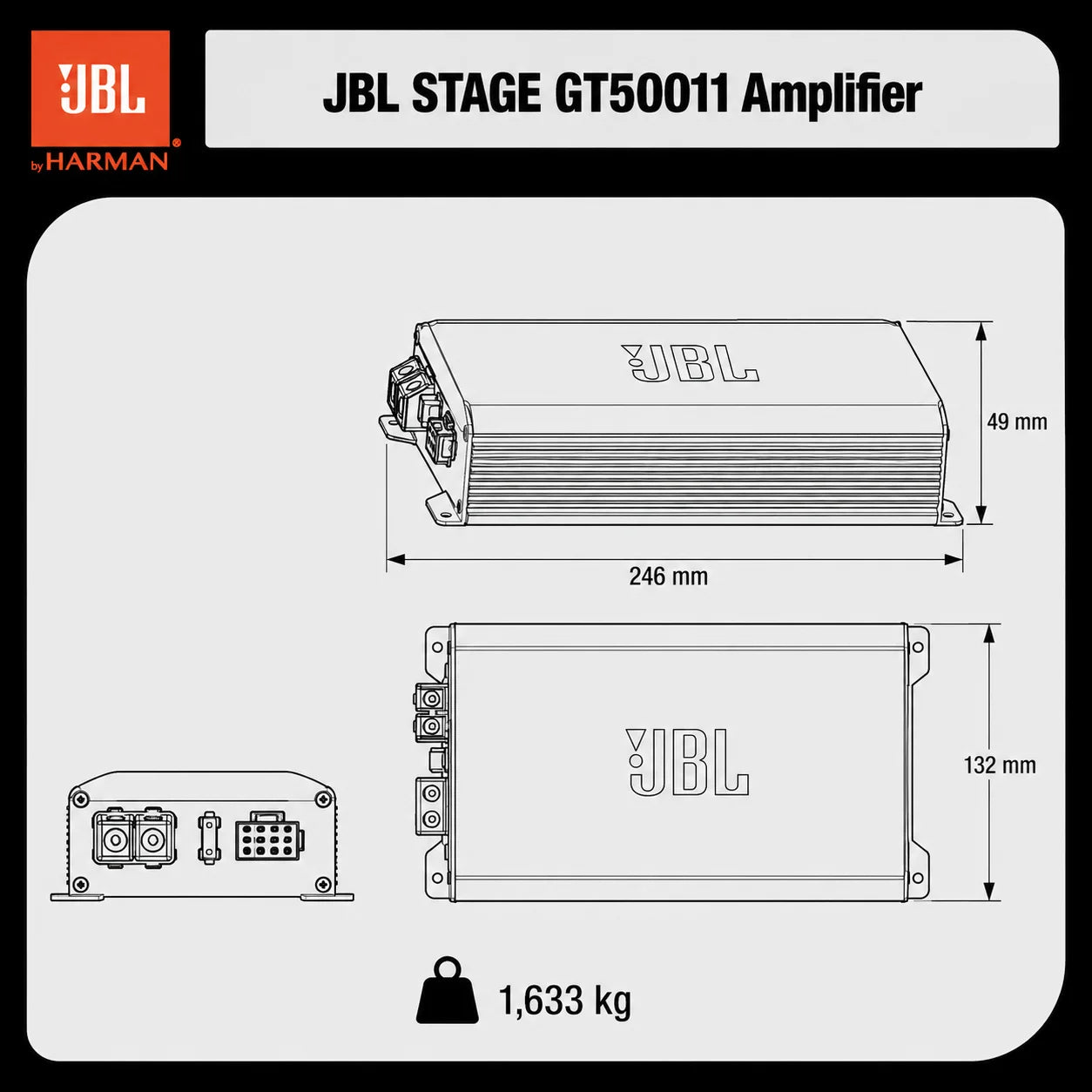 Amplificatore JBL STAGE GT50011