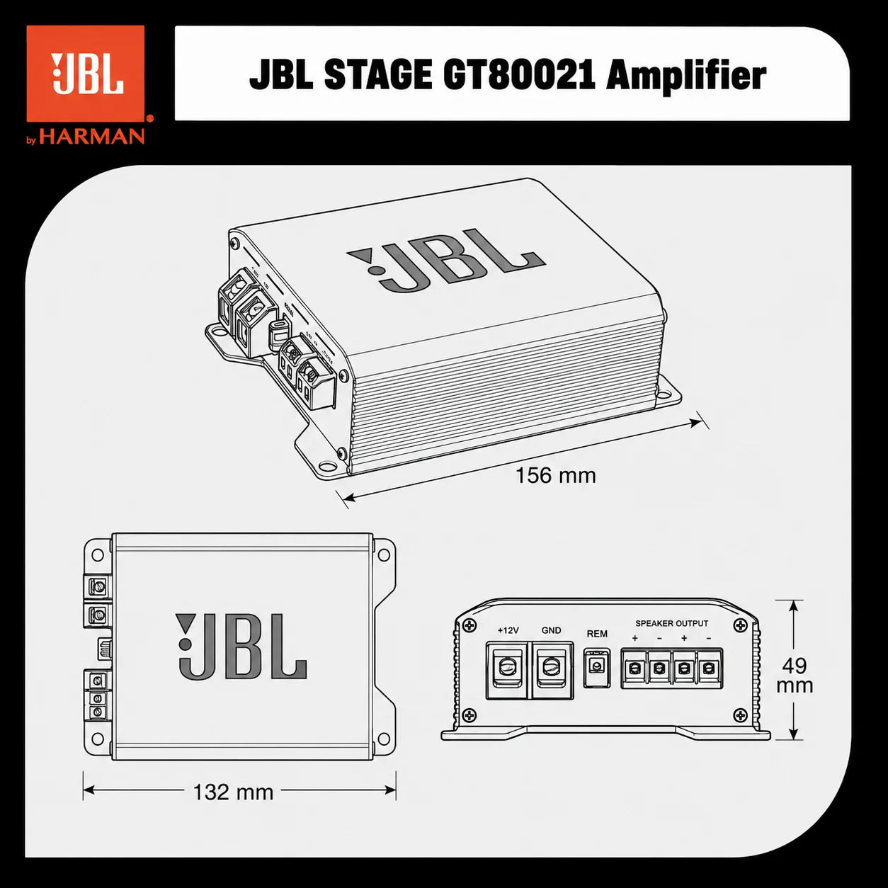 Amplificatore JBL STAGE GT80021
