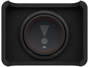 JBL CLUB 1000P - Autosubwoofer - Subwoofer da 10” per auto con cabinet - 700W RMS / 1400W Piek - Cabinet a sfiato Slip Stream