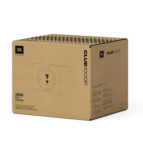 JBL CLUB 1000P - Autosubwoofer - Subwoofer da 10” per auto con cabinet - 700W RMS / 1400W Piek - Cabinet a sfiato Slip Stream