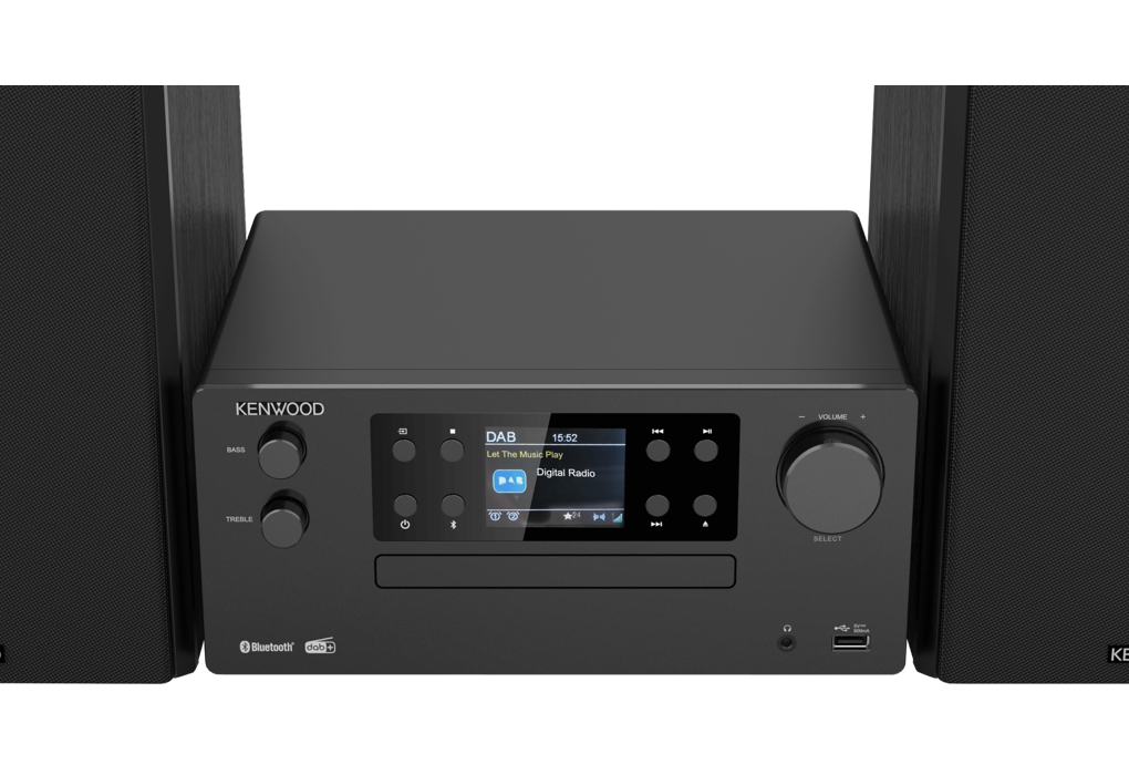 OUTLET Kenwood M-925DAB Sistema Hi-Fi micro con lettore CD, SB, DAB+ e streaming audio Bluetooth