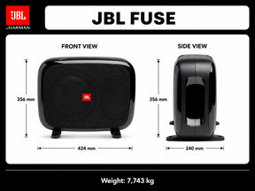 JBL FUSE subwoofer pre-caricato 200 W