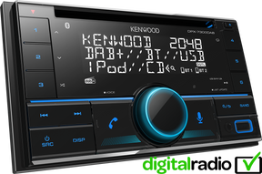 Kenwood DPX-7300DAB Sintolettore CD/USB con Digital radio DAB+, Bluetooth e assistente vocale Amazon Alexa