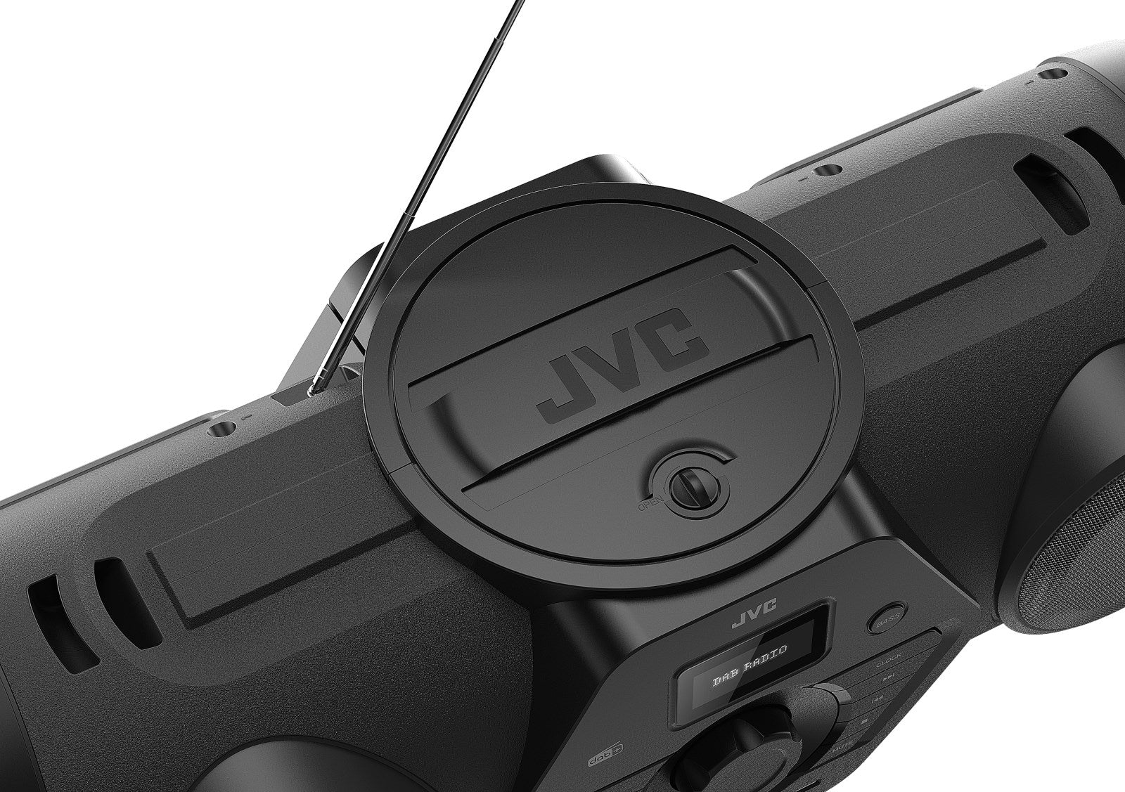 JVC RV-NB300DAB - Boomblaster con CD, USB, DAB+ e streming audio Bluetooth