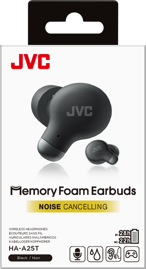 JVC HA-A25T Auricolari in Memory Foam con cancellazione del rumore