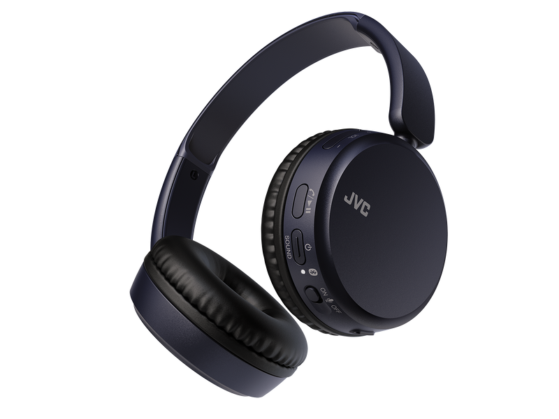 JVC HA-S36WB DEEP BASS Wireless On-Ear Headphones - Black 35H