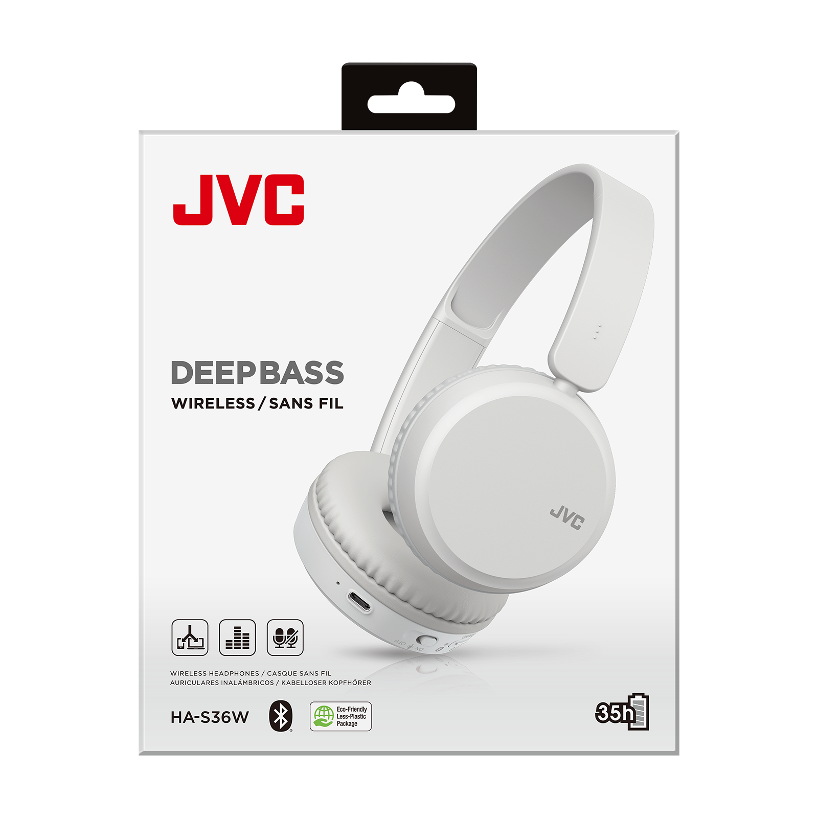 Auriculares Inalámbricos Jvc Ha-S36W/ Con Micrófono/ Bluetooth