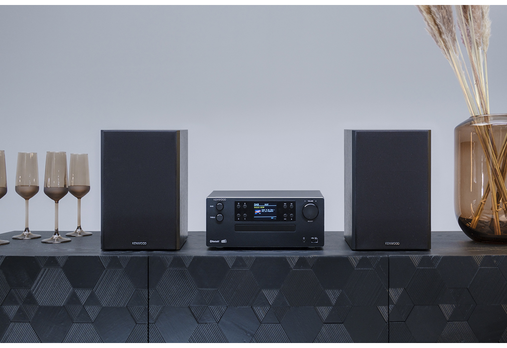 Kenwood M-925DAB Sistema Hi-Fi micro con lettore CD, SB, DAB+ e streaming audio Bluetooth