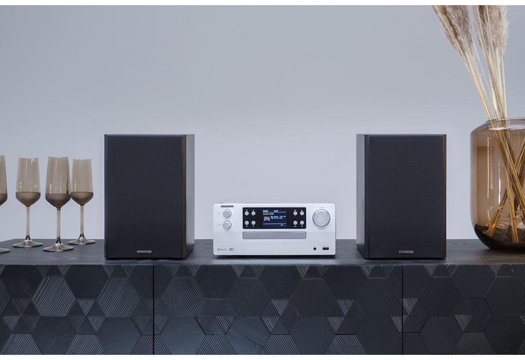 Kenwood M-925DAB Sistema Hi-Fi micro con lettore CD, SB, DAB+ e streaming audio Bluetooth