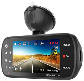 Kenwood DRV-A501W DashCam Wide Quad HD con wireless LAN integrata e GPS