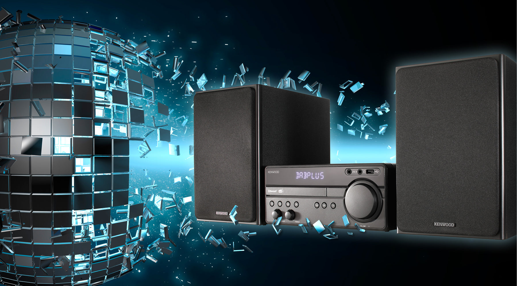 KENWOOD M-819DAB Sistema Micro Hi-Fi Bluetooth DAB+